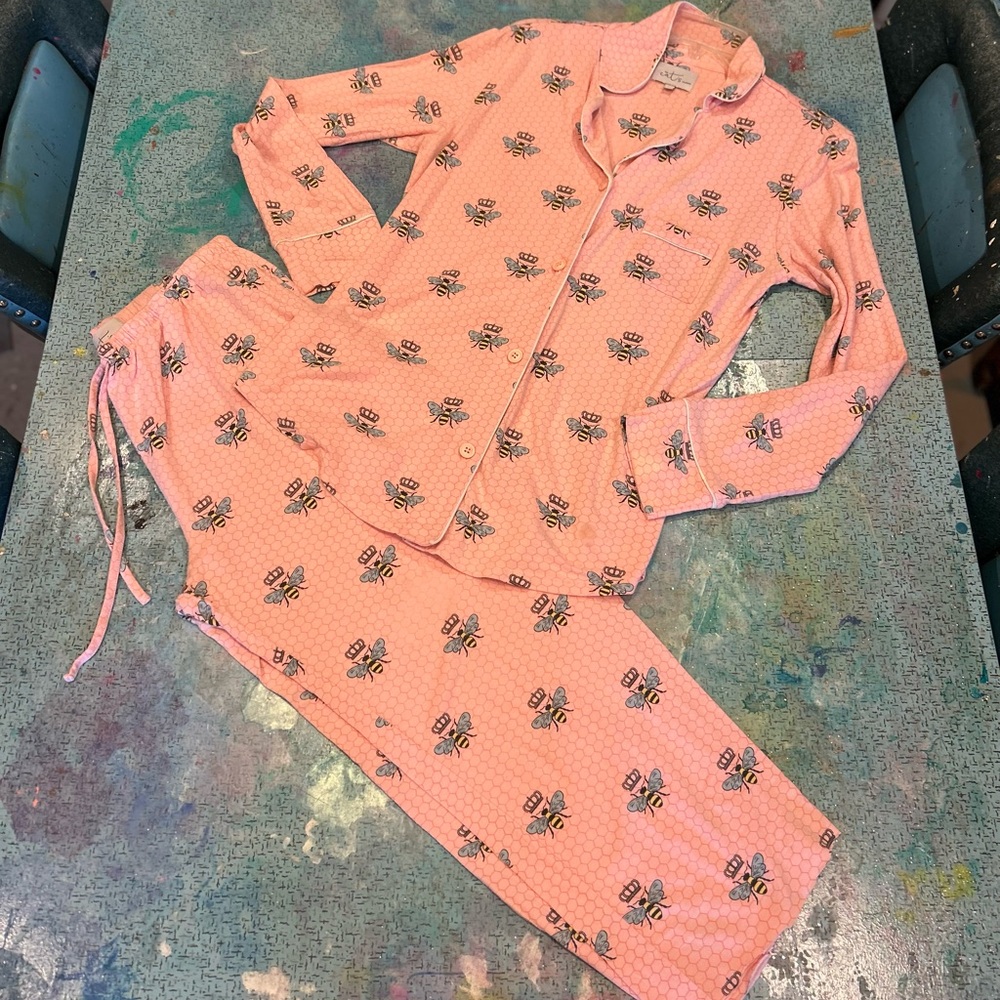 Pink Queen Bee Pjs
